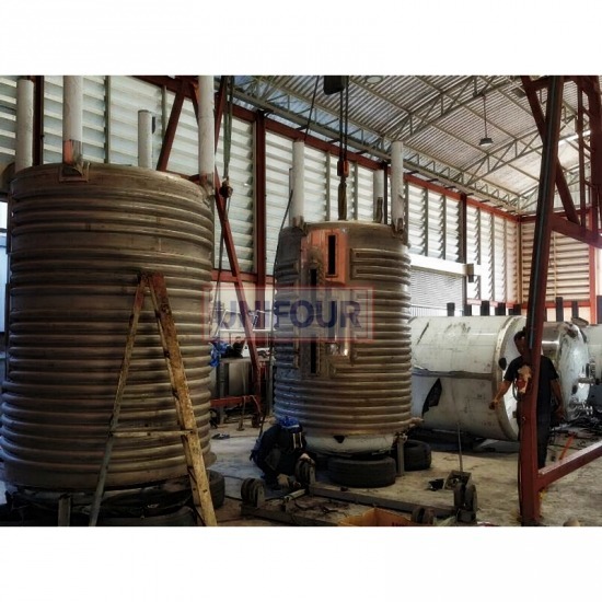 รับติดตั้งเครื่อง และงานเดินระบบท่อ - ยูนิโฟร์ เอ็นจิเนียริ่ง - ติดตั้งระบบ Fabrication heating tank