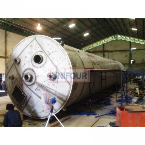 รับติดตั้งเครื่อง และงานเดินระบบท่อ - ยูนิโฟร์ เอ็นจิเนียริ่ง - รับผลิต Fabrication silo tank